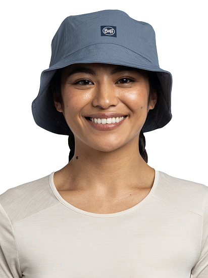 Панама Buff Adventure Solid Stone Blue - Фото 3 большая