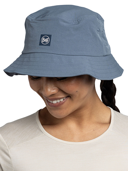 Панама Buff Adventure Solid Stone Blue - Фото 4 большая