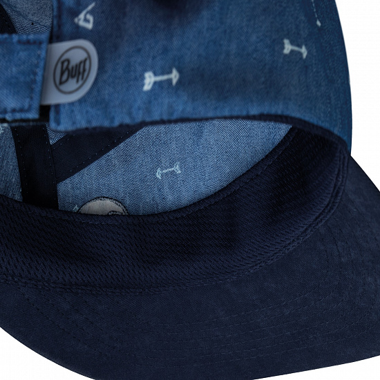 Кепка детская Buff 5 Panels Arrows Denim - Фото 2 большая