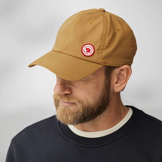 Кепка Fjallraven Logo Buckwheat Brown - Фото 3 большая