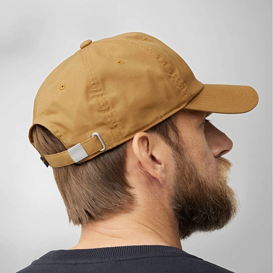 Кепка Fjallraven Logo Buckwheat Brown - Фото 4 большая