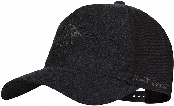 Кепка Buff Snapback Mount Everest Black - Фото 1 большая