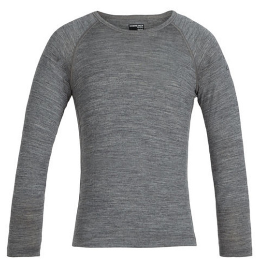 Футболка детская Icebreaker 200 Oasis LS Crewe Gritstone Hthr - Фото 1 большая