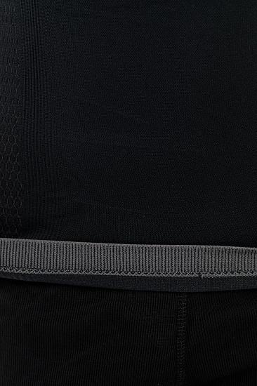 Футболка детская Odlo Top L/S Performance Warm Черный/Графит - Фото 7 большая