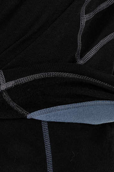 Футболка детская Odlo X-Warm Black - Фото 6 большая