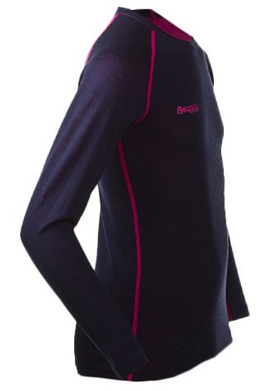 Футболка детская Bergans Akeleie Youth Navy/Pink - Фото 3 большая