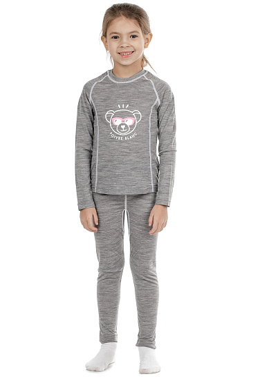 Футболка детская PoivreBlanc W19-1840-BBUX Stone Grey Heater - Фото 2 большая