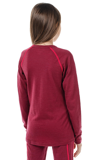 Футболка детская Bergans Akeleie Jam/Dk Sorbet - Фото 5 большая