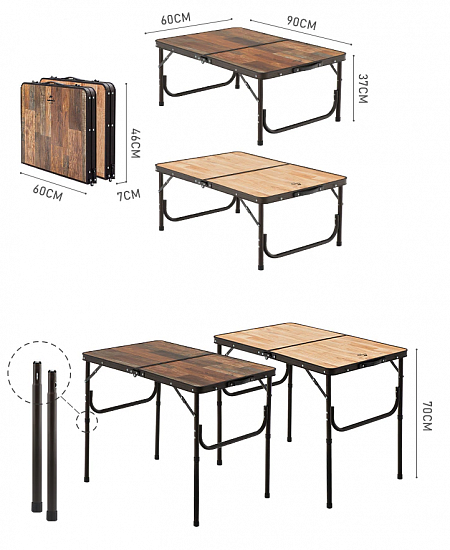 Стол Naturehike Mdf Outdoor Retro Color - Фото 2 большая