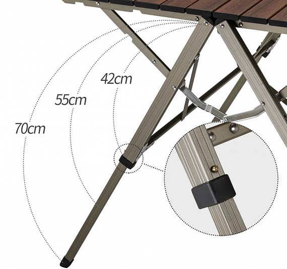 Стол Kovea Wide One Action Table L - Фото 6 большая