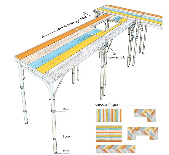 Стол Kovea ML System Table Type B - Фото 3 большая