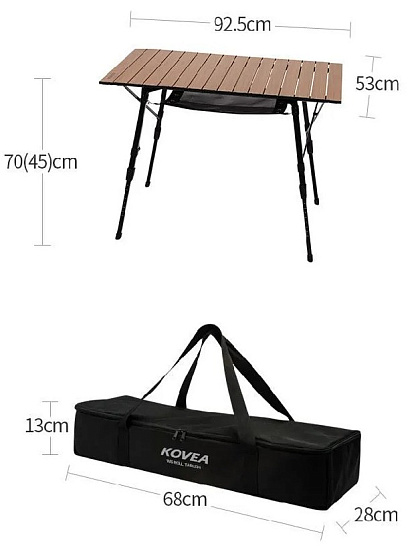 Стол Kovea Ws Roll Table M - Фото 8 большая