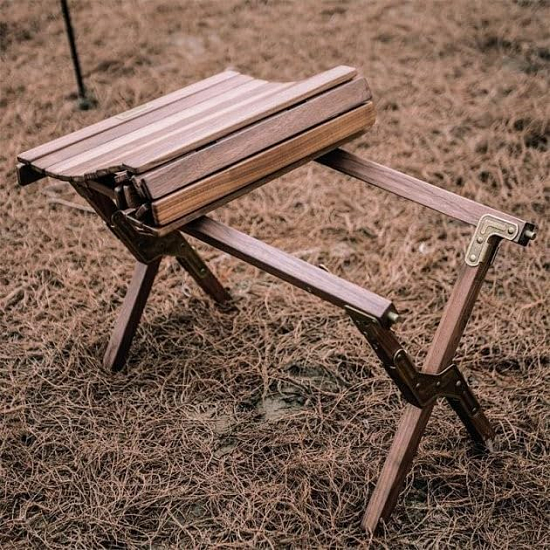 Стол Naturehike Htm Folding Egg Roll Table Black Walnut - Фото 3 большая