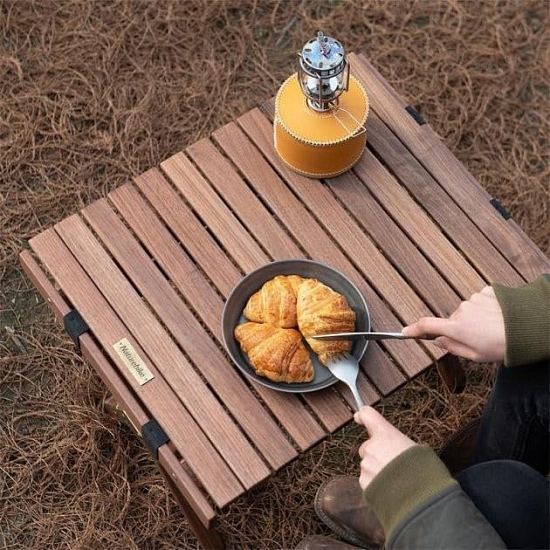 Стол Naturehike Htm Folding Egg Roll Table Black Walnut - Фото 4 большая