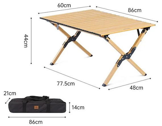 Стол Naturehike Star Jane L01 M Wood - Фото 2 большая