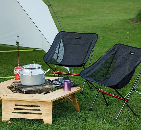 Стул Naturehike YL05 Moon Black - Фото 7 большая