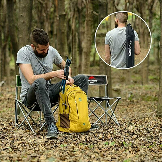 Стул Naturehike light folding Black - Фото 3 большая