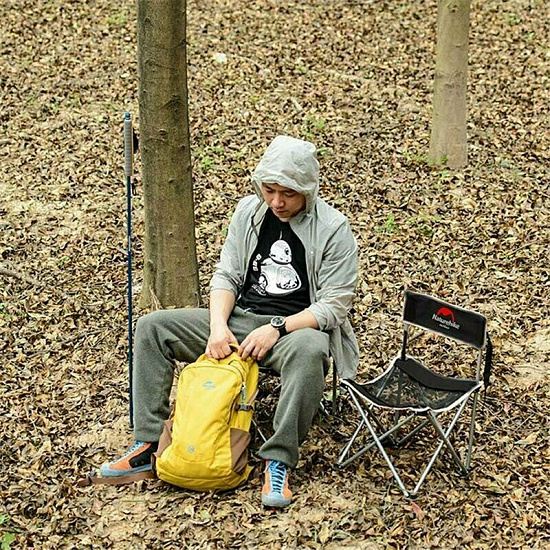 Стул Naturehike light folding Black - Фото 4 большая