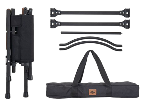 Кресло Naturehike Aluminum Alloy Foldable Chair Black - Фото 2 большая