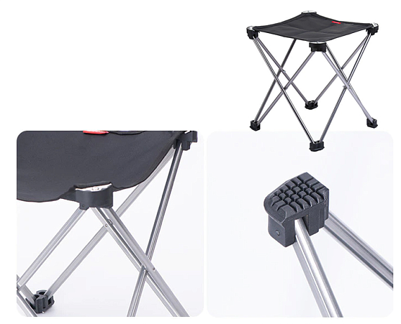 Табурет Naturehike Aluminum Alloy Stool Khaki - Фото 4 большая