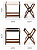 Стул Naturehike Folding Stool Wood - Фото 2 малая