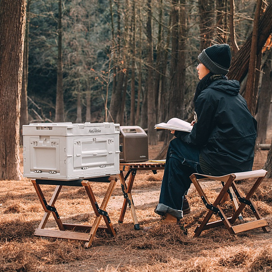 Стул Naturehike Folding Stool Wood - Фото 4 большая