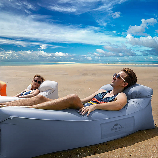 Надувной диван Naturehike Air Sofa 20FCD Green - Фото 7 большая