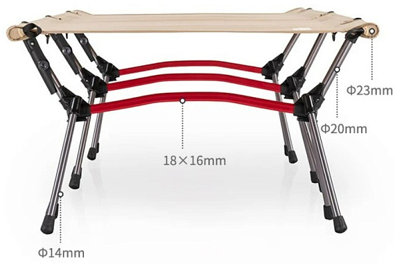 Кровать Naturehike Xjc06 Khaki - Фото 2 большая