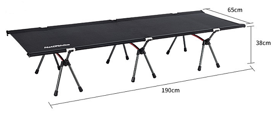 Кровать Naturehike XJC06 Black - Фото 2 большая