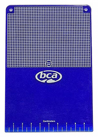 Карточка для измерения размера кристаллов снега BCA Polycarbonate Crystal Card - Фото 1 большая