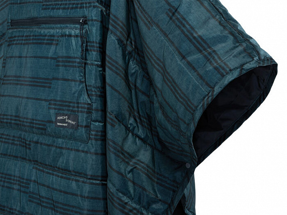 Пончо Therm-a-Rest Honcho Poncho Blue - Фото 4 большая