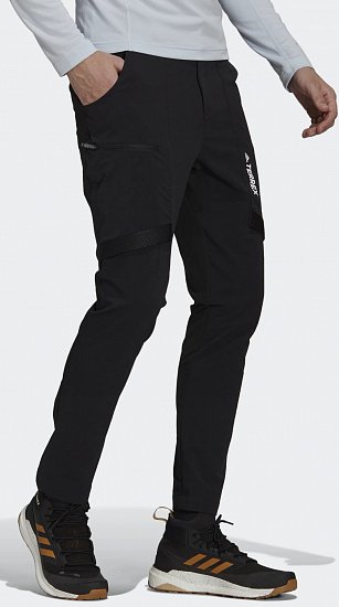 Брюки мужские Adidas Terrex Zupahike Black - Фото 3 большая