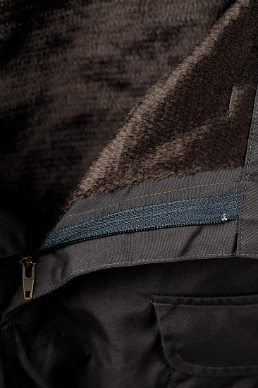 Брюки мужские Fjallraven Barents Pro Winter Dark Grey - Фото 12 большая
