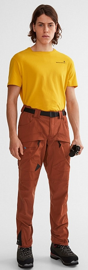 Брюки мужские Klattermusen Gere 2.0 Short Dark Rust - Фото 3 большая