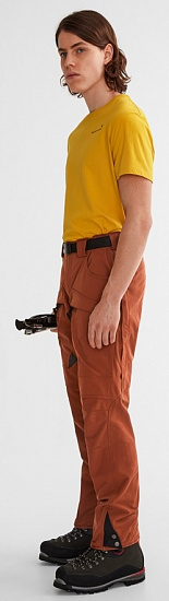 Брюки мужские Klattermusen Gere 2.0 Short Dark Rust - Фото 4 большая