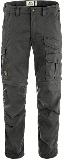 Брюки мужские Fjallraven Vidda Pro Lite Zip-off Dark Grey - Фото 1 большая