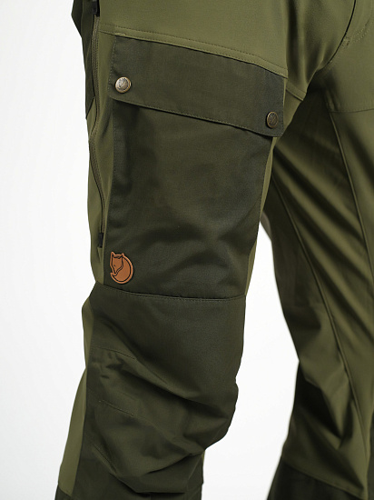 Брюки мужские Fjallraven Keb Deep Forest/Laurel Green - Фото 8 большая