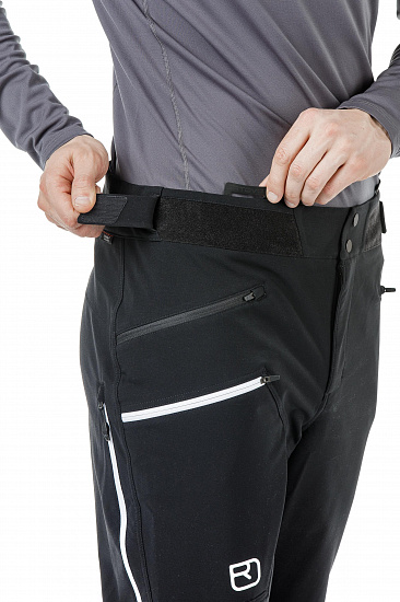 Брюки мужские Ortovox Bacun Short Black Raven - Фото 6 большая