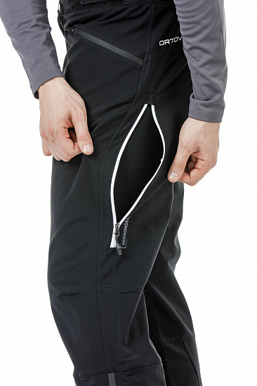 Брюки мужские Ortovox Bacun Short Black Raven - Фото 4 большая