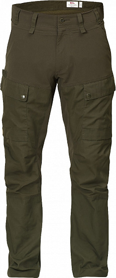 Брюки мужские Fjallraven Lappland Hybrid Dark Olive - Фото 1 большая