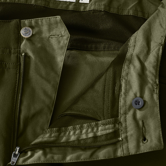 Брюки мужские Fjallraven Lappland Hybrid Dark Olive - Фото 2 большая