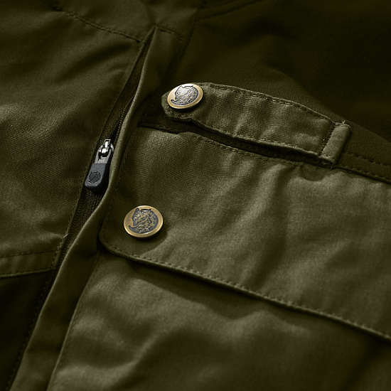Брюки мужские Fjallraven Lappland Hybrid Dark Olive - Фото 3 большая
