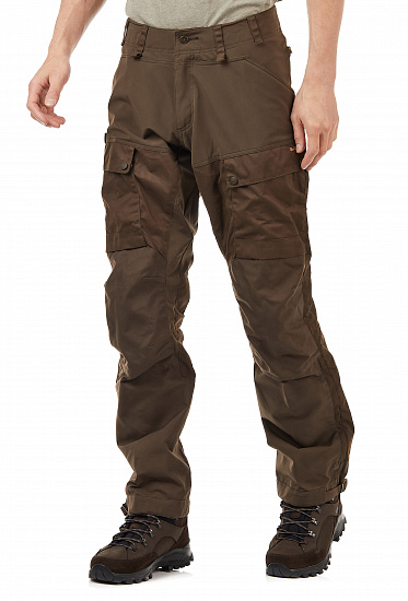 Брюки мужские Fjallraven Lappland Hybrid Dark Olive - Фото 10 большая