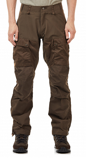 Брюки мужские Fjallraven Lappland Hybrid Dark Olive - Фото 9 большая