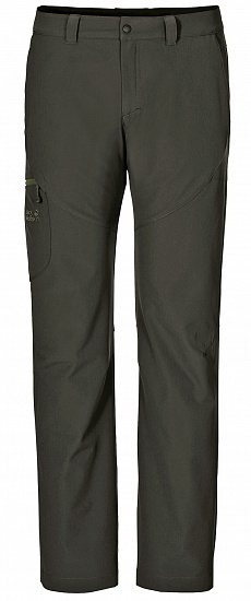 Брюки мужские Jack Wolfskin Chilly Track Xt Dark Moss Short - Фото 1 большая