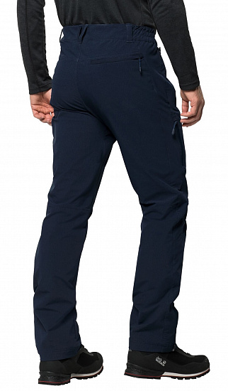 Брюки мужские Jack Wolfskin Activate Sky Xt Midnight Blue Long - Фото 3 большая