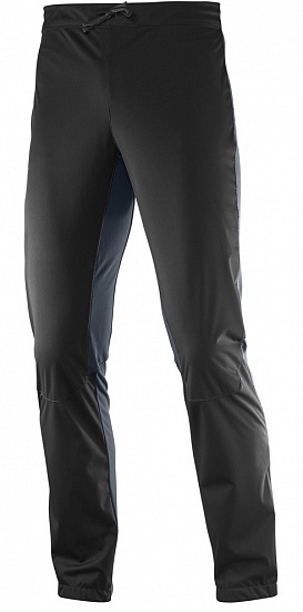 Брюки мужские Salomon Equipe Softshell Black - Фото 1 большая
