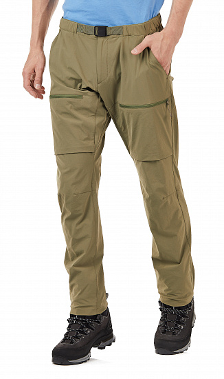 Брюки мужские Fjallraven High Coast Hike Long Green - Фото 2 большая