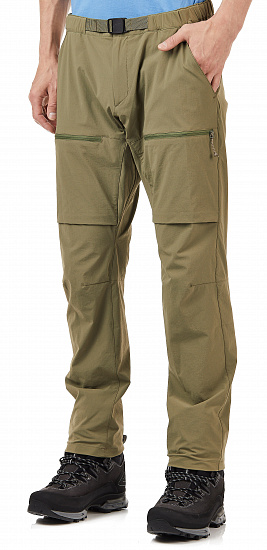 Брюки мужские Fjallraven High Coast Hike Long Green - Фото 3 большая