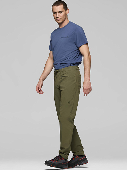 Брюки мужские Norrona Femund Flex1 Tech Olive Night - Фото 6 большая
